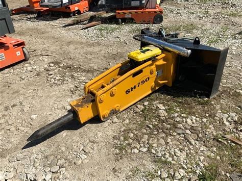 2019 sh750 hydraulic concrete breaker skid steer attachment|hydraulic breaker attachment for excavators.